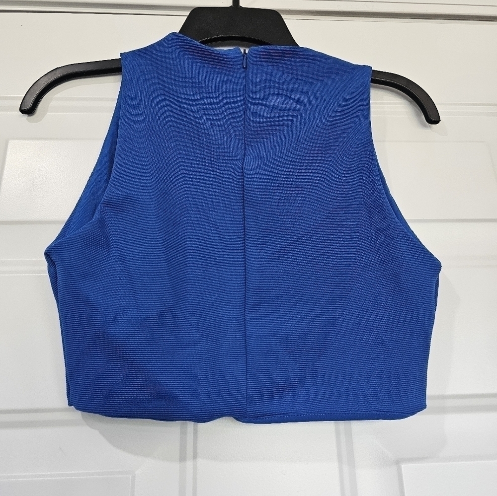 Zara Asymmetrical Hem crop top size small - Picture 6 of 7